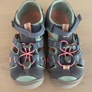 Keen Kids' Blue and Pink Adventure Sandals
